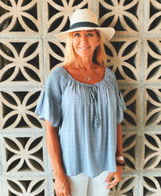 Load image into Gallery viewer, Smocked Sleeve Blouse