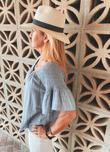 Load image into Gallery viewer, Smocked Sleeve Blouse